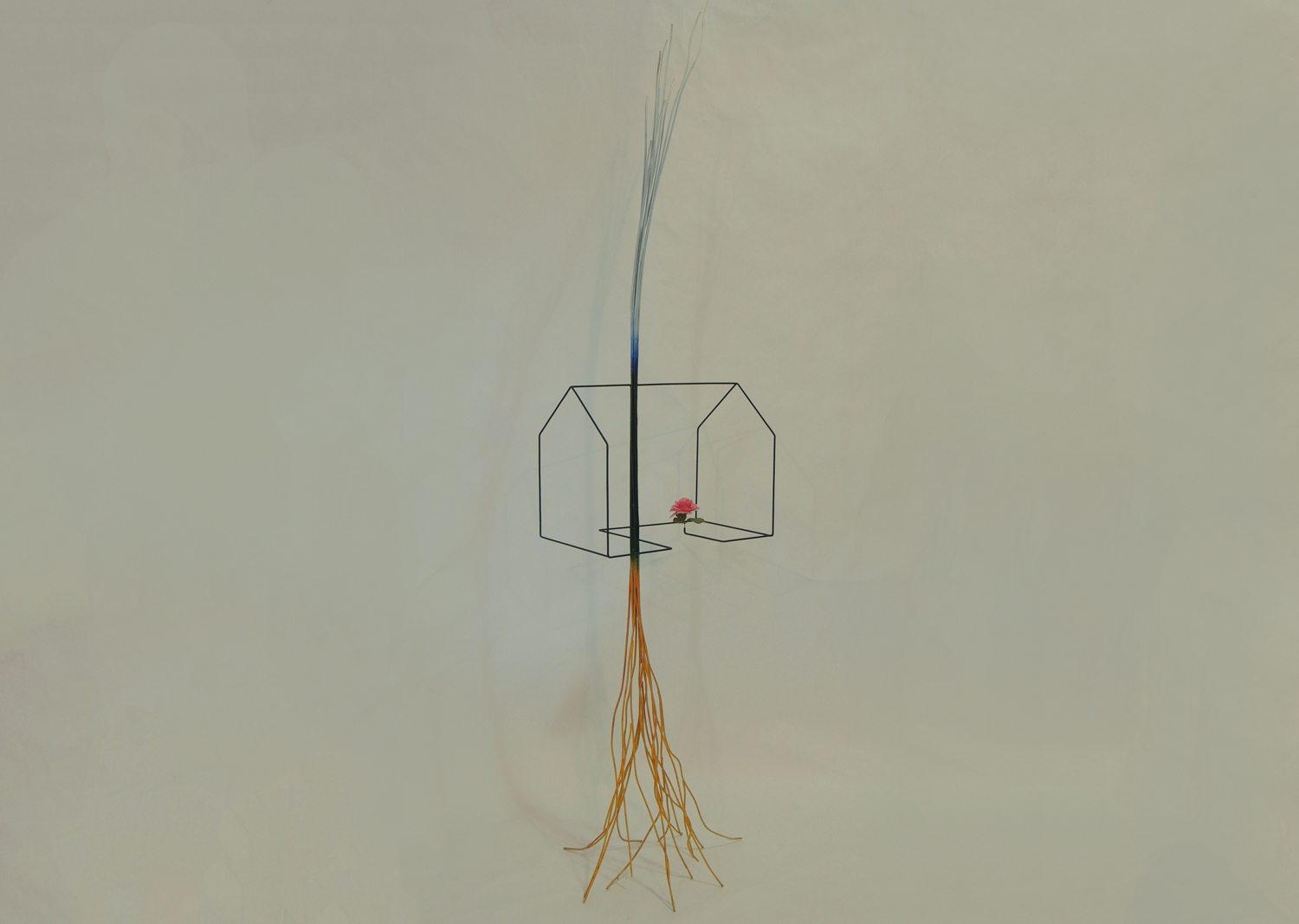 My 90's; 3 meter high &nbsp; painted steel and cloth